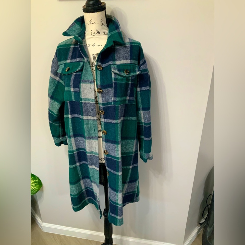 Casual Plaid Shacket